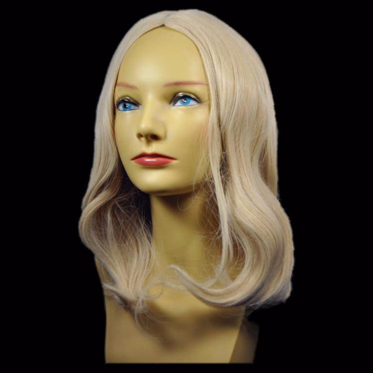 ON SALE !! 15 Inch Wig Head COVER -fitted Blue Velvet- for Styrofoam Wig  Head