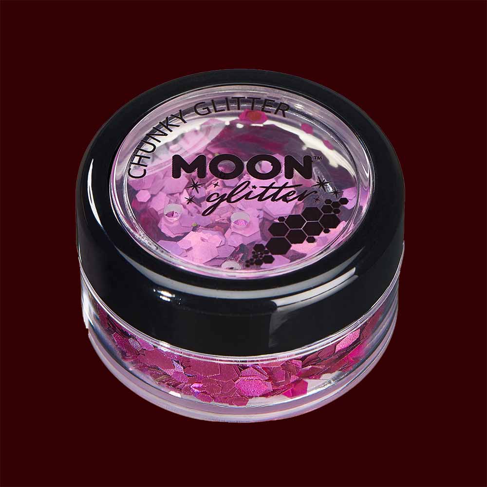 Moon Glitter G05073 Black - Holographic Glitter Shapes, 3G