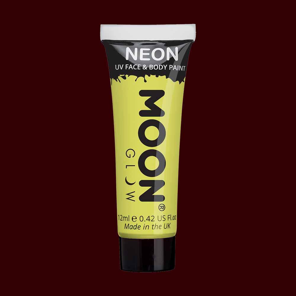 Moon Glow - 12ml Neon UV Face & Body Paint - Pastel Yellow