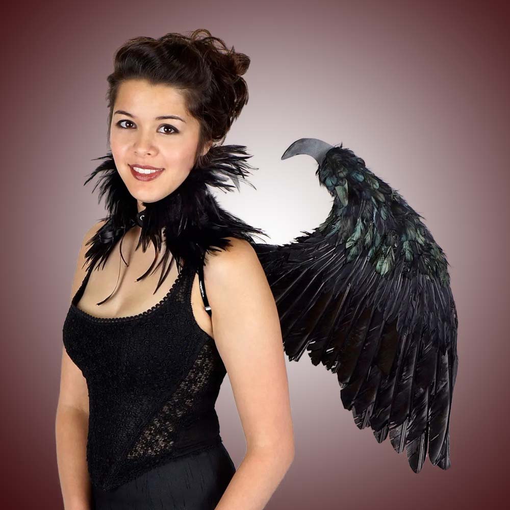 Angel wings, angel wings costume, black wings, black wings costume